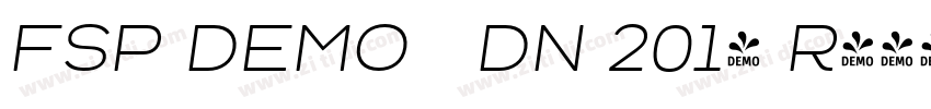 FSP DEMO   DN 2014 R字体转换